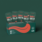 Liebs alle Treats Produkt Beutel im Tray vor grünem Hintergrund