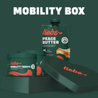 Die geöffnete Mobility Box von Liebs mit Herzschachtel und Namen darüber stehend 